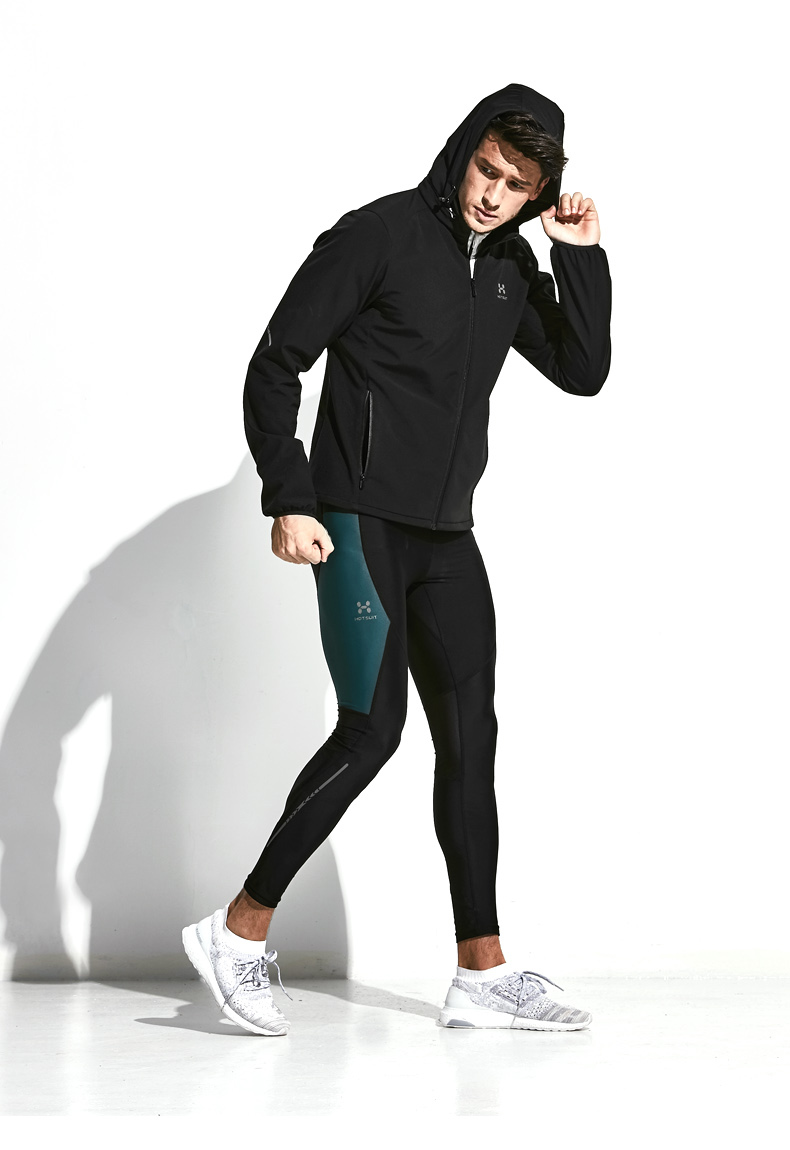 Áo khoác thể thao HOTSUIT chính hãng của Mỹ mùa thu và mùa đông trùm đầu chống gió chạy áo thể thao giản dị áo khoác gió nữ form rộng