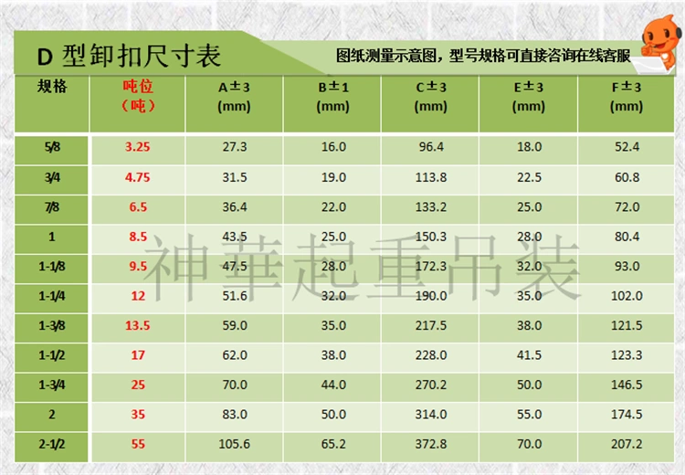 Vòng chụp hình chữ U móc vấu nâng 210 còng khóa thép hợp kim Còng hình chữ D còng thẳng cường độ cao ma ní 5 tấn ma ní cẩu hàng