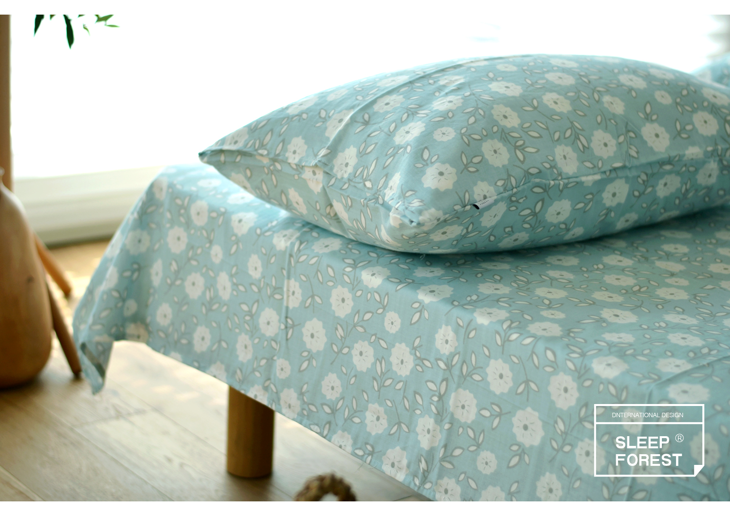 Chất liệu cotton hai lớp nguyên chất ga trải giường