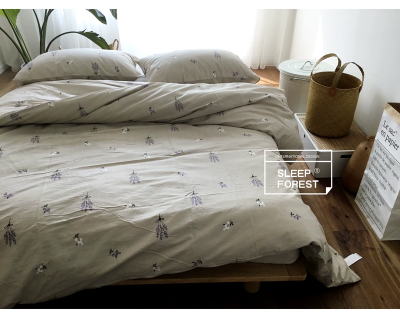 Bông quilt cover mảnh duy nhất mùa xuân và mùa hè bông quilt cover 1.5 m1.8 mét sinh viên duy nhất quilt cover đôi 200 * 230