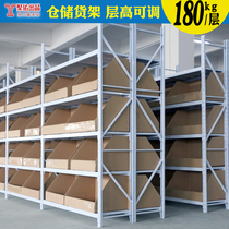  Five-layer thickened clothing display shelf warehouse household shelf Garage rack iron rack storage rack Multi-layer storage rack