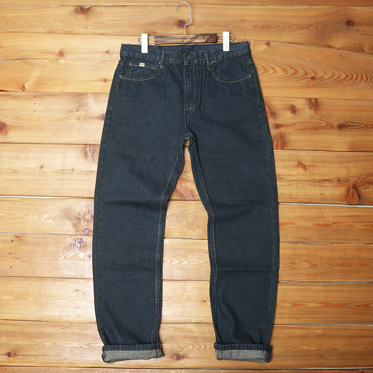 Ultra Value Foreign Trade Europe Single Green Blue washed Jeans Loose Straight Drum Men Pants Spring Autumn Long Pants Man T C blend sturdy and abrasion resistant