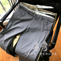 T982 bull goods reproduction line withdrawal foreign trade cut spring and autumn elastic slim business casual pants mens pants