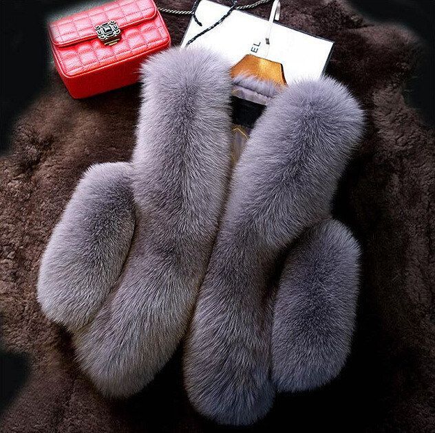 Pu Women's New Style Special Price Fox Fur Vest Autumn and Winter Patchwork Vest Jacket Casual 2020 Faux Fur