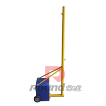 Wheeled Badminton Post Mobile Badminton Net Post Back Cover Portable Badminton Net Stand Sturdy and Durable