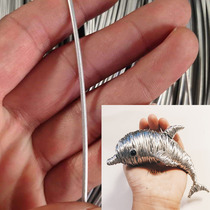 Handmade iron wire hanging curtains Clothesline Standing Sculpture Model Carp Lantern Support Worksite Binding Fine Iron Wire