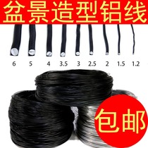 Bonsai styling soft aluminium wire tied flower wire potted plants Pine Gold Slurring Shaped Panazza Silk Tangles Iron Wire