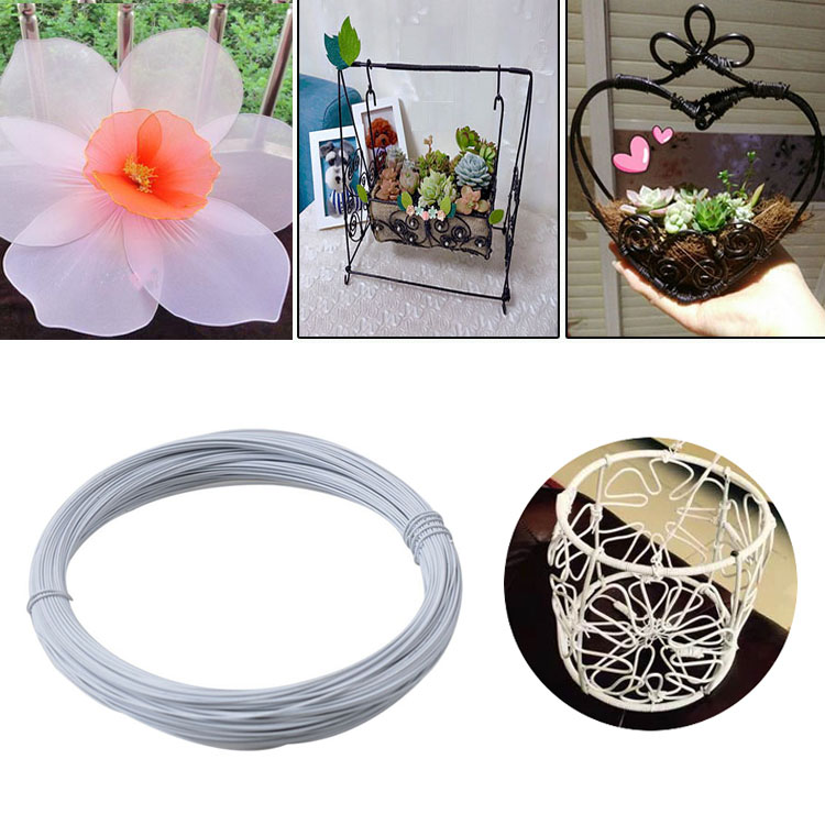 Handmade wire white gardening flowers fixed jasmine embroidery baseball lollipop iron line lotus climbing arch stent