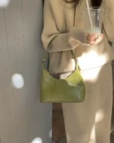 肥肥自制 Сумка через плечо, брендовая небольшая дизайнерская черная сумка на одно плечо, сумка подмышку, премиум класс