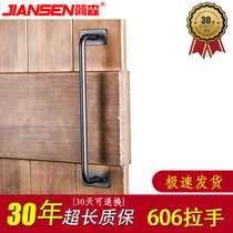 Barn door wrought iron handle long handle cabinet wooden door sliding door handle