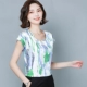 Lụa trên cùng của phụ nữ lụa ngắn tay áo sơ mi của phụ nữ tất cả các phù hợp với áo sơ mi dưới cùng của phụ nữ thời trang của phụ nữ quần áo phụ nữ năm 2020 mùa hè mới phụ nữ - Áo sơ mi
