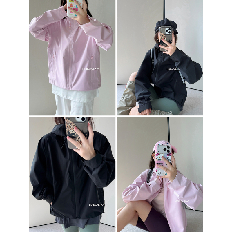 Lubaby [Screaming Goose] Heavyweight Hot Item ~ Lightweight Outdoor Casual Zipper Hooded Loose Jacket