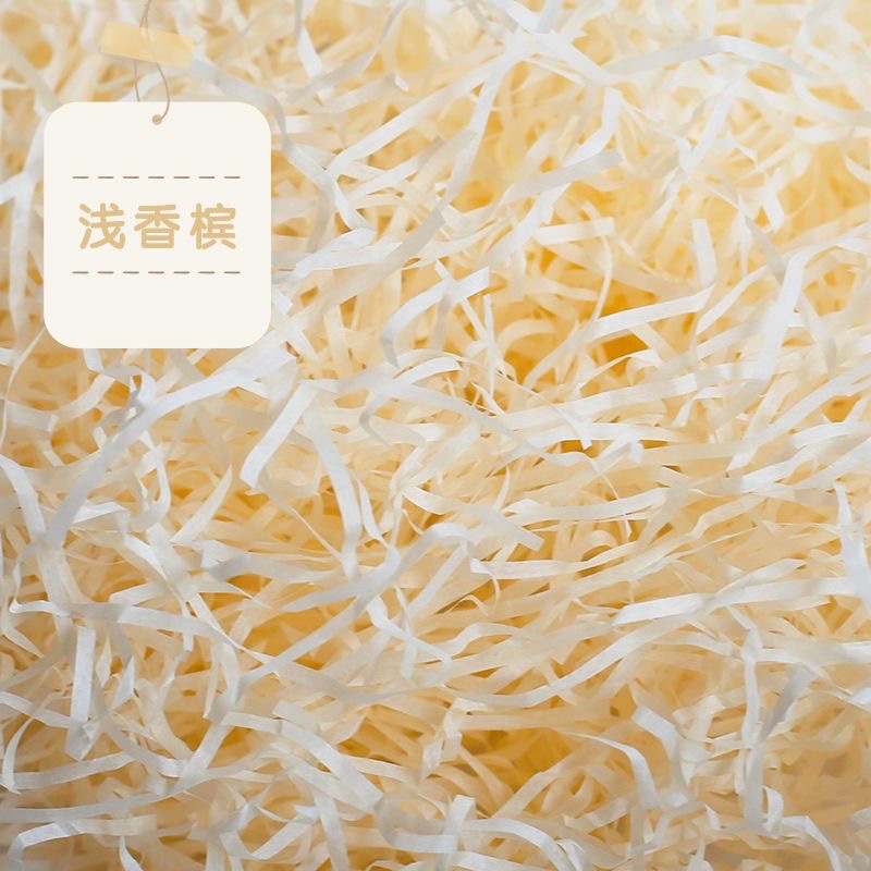 Explosive Glitter Raffia Gift Box Filler Shredded Paper Strips with Shredded Yarn Woven Thread Wedding Candy Box Gift Box Decoration