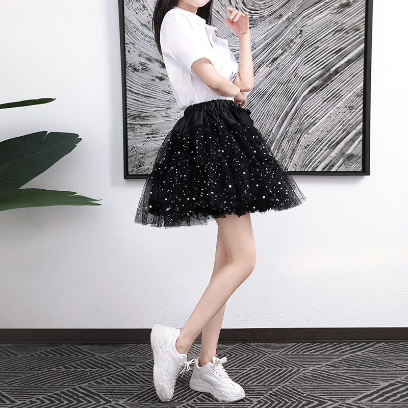 Skirt Lolita marshmallow cloud Lolita skirt summer boneless daily violence adjustable can be worn outside