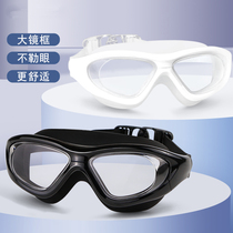 Swimming glasses men with degree of swimming glasses with women anti-fog adults lady swim cap and