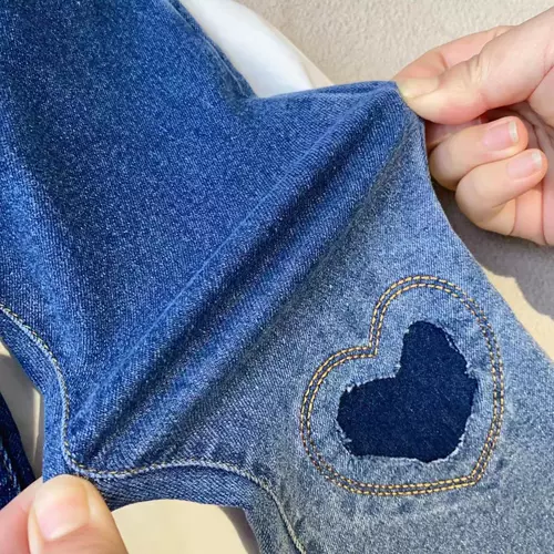 Штаны, весенние модные детские джинсы, в западном стиле, градиент, городской стиль