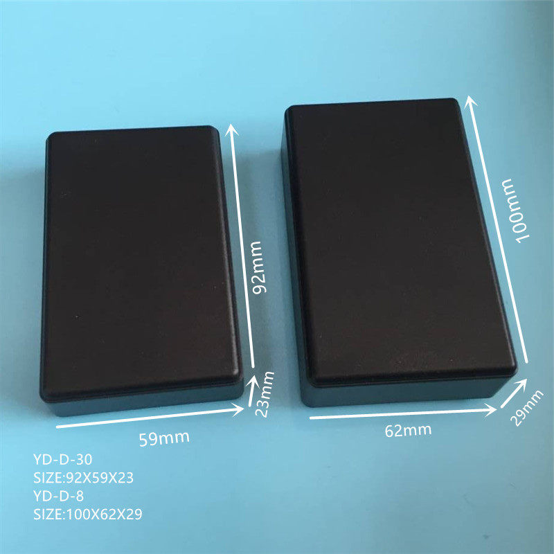 ABS Black Junction Box DYI Universal Plastic Housing Drilling Design PCB Housing GPS Shell Plastic Case