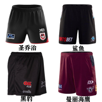 NRL Manly Sea Hawks St George Panther shark sports casual rugby clothes short pants RugbyJersey