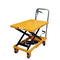 Car lift lifting platform 2 ton moving movable manual hydraulic platform drivers push loading unloading pts800
