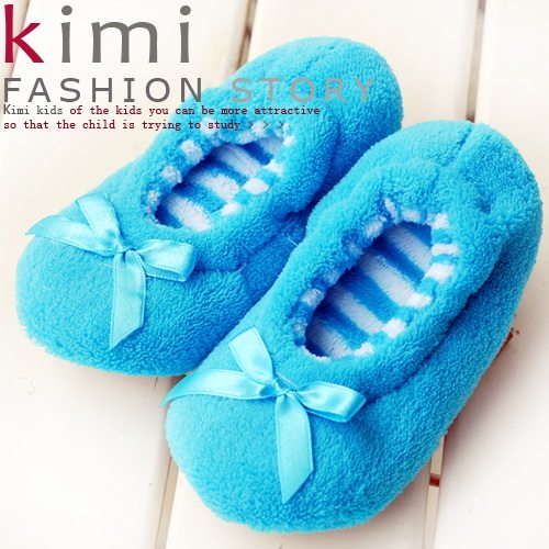 Pantoufles enfants en suède KIMI KIDS pour hiver - Ref 1009900 Image 12