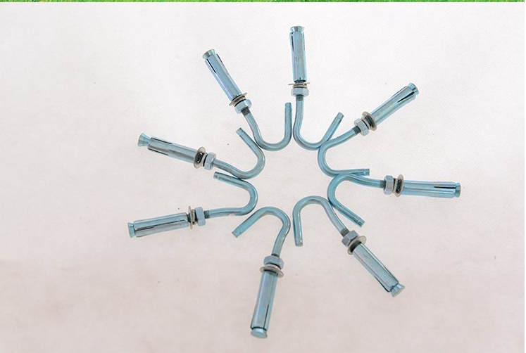 Galvanized expansion screw Ultra-long extension iron Peng expansion screw 8mm internal expansion M6M8M10M12M14 Huirun production