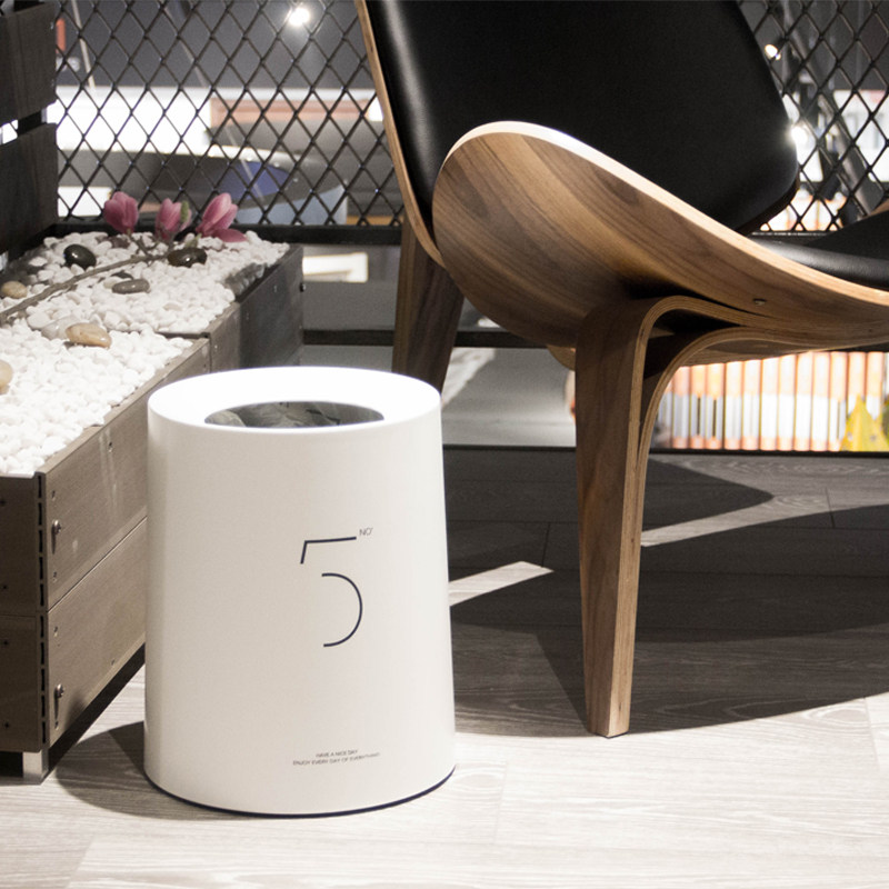 Little Seven ins Nordic trash cans Creative big numbers Plastic living room minimalist bedroom Makeup Room Kitchen Paper Towels DELICATE