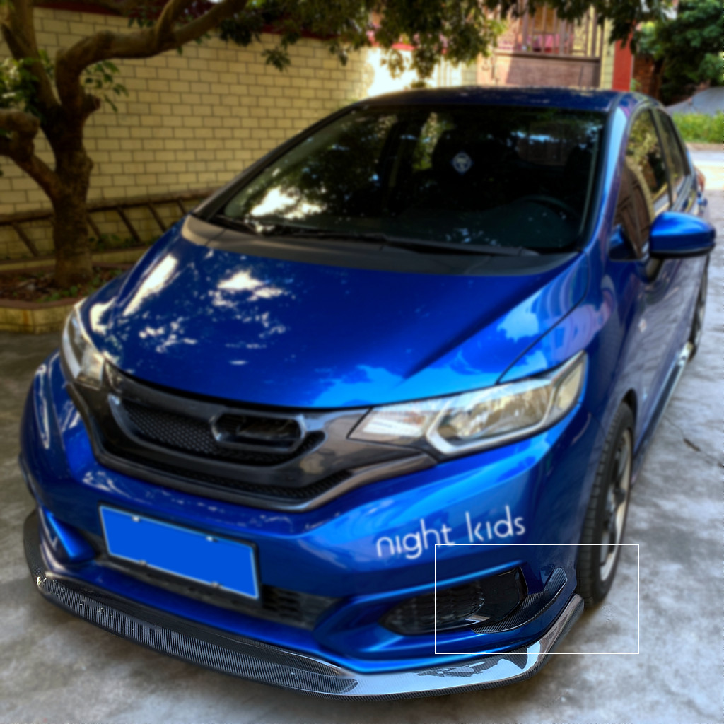 Suitable for 18 models Honda GK5 retrofit carbon fiber wind knife spoiler Honda carbon modified carbon fiber wind knife decoration