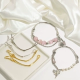 Бамбуковый браслет, кольцо, аксессуары ручной работы, простой и элегантный дизайн, DIY