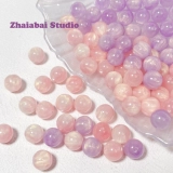 Звездное небо, украшение-шарик, браслет, ожерелье, аксессуар, бусины с аксессуарами, 12мм, «сделай сам»