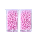 Матовый стеклянный браслет из бисера, браслет из бусин, ожерелье, кольцо, бусины, украшение-шарик, 3mm