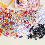 Акриловые бусины с буквами, браслет из бисера ручной работы, набор материалов, ожерелье, аксессуар с аксессуарами, английские буквы, «сделай сам»