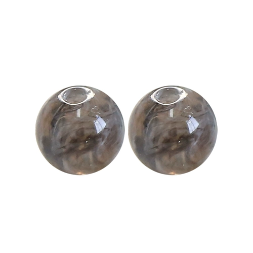 Ретро многоцветное акриловое украшение-шарик, бусины, браслет из бисера ручной работы, аксессуары, 10мм, DIY