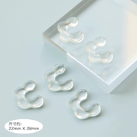 Один кусок прозрачного цветка