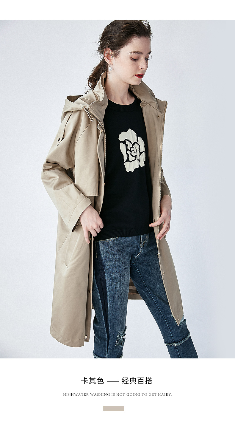 Trench pour femme HAINI  HENNY en Coton en Coton - Ref 3227439 Image 22