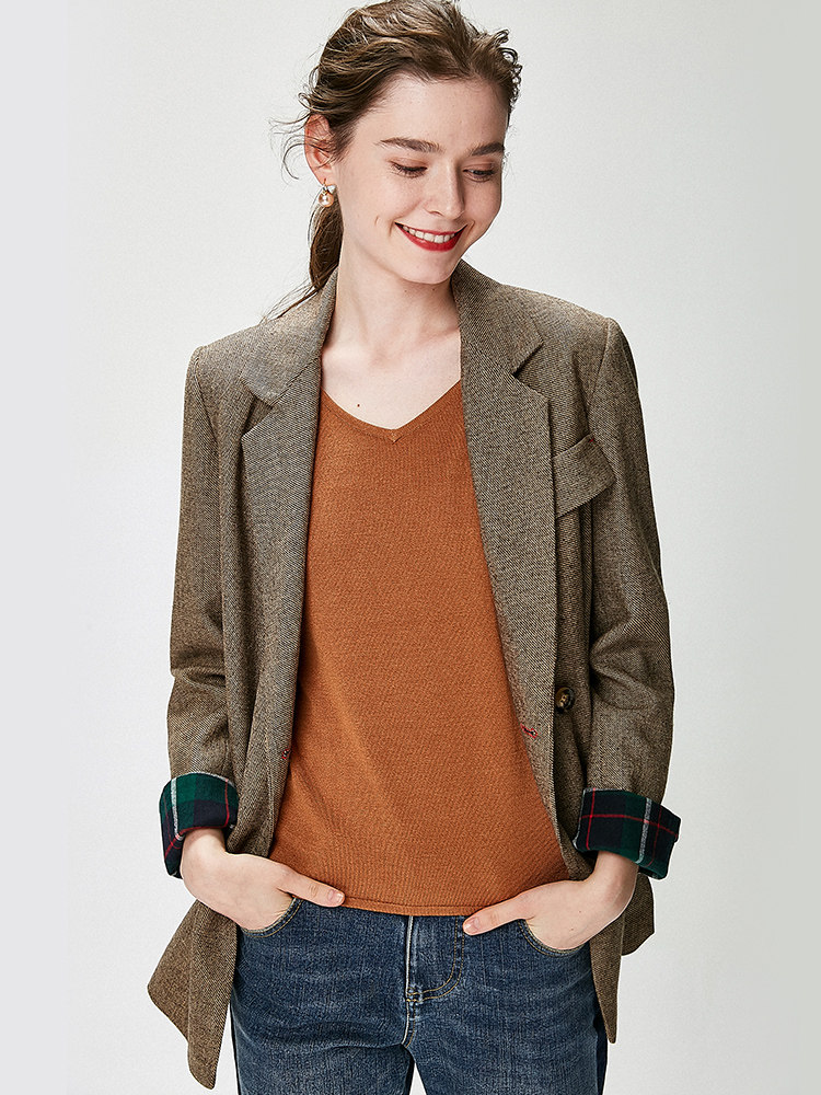 Veste pour femme HAINI  HENNY en Laine - Ref 3221341 Image 1