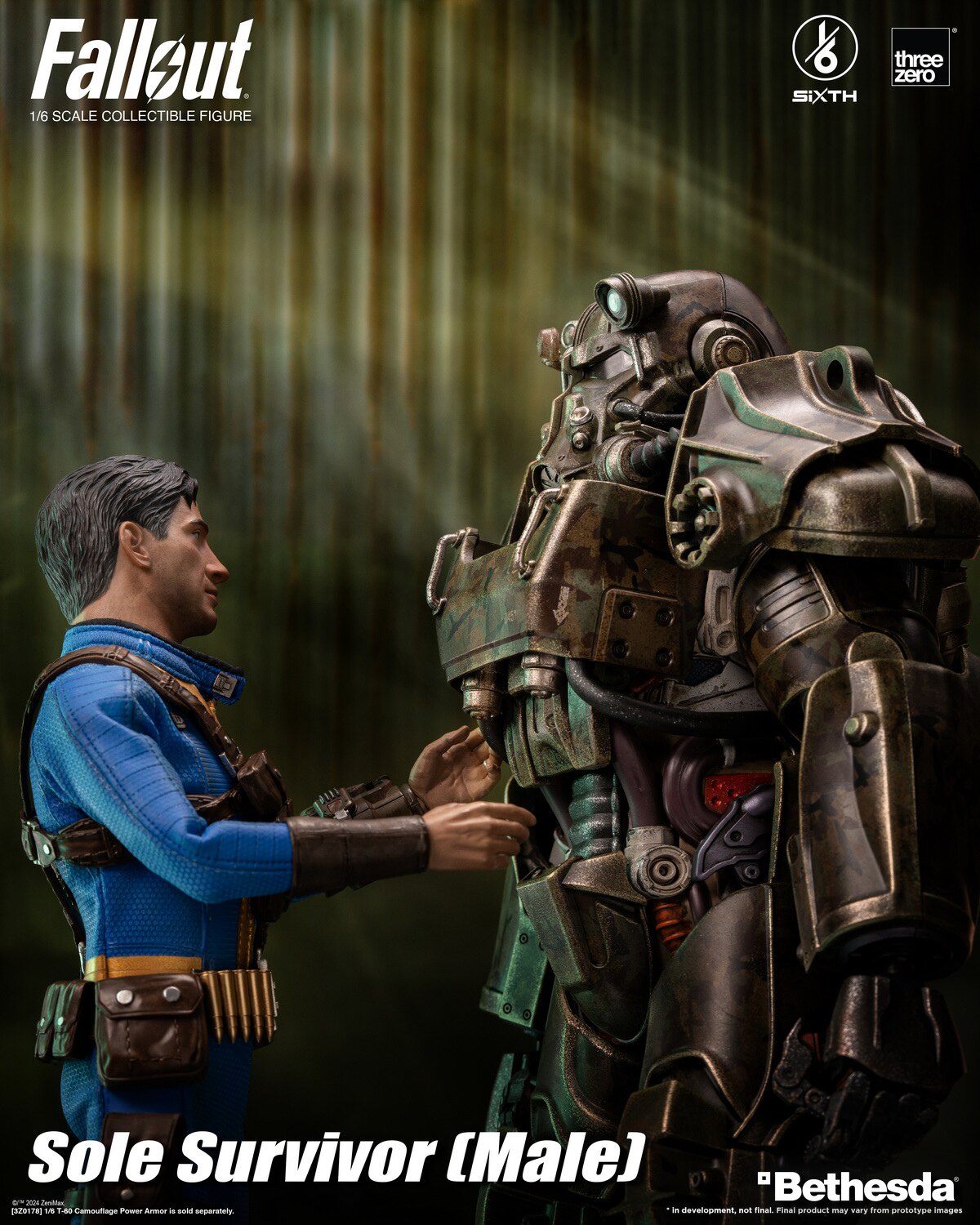 Three Zero Nate Sole Survivor Fallout 4 1/6 Male Action Figure