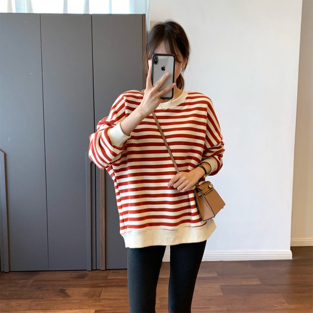 Large size women's clothing 2022 early spring new fat sister slim sweater suit high-quality net red fashion two-piece suit