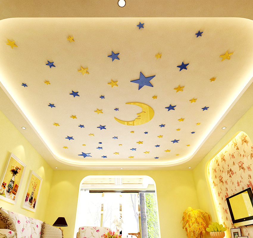 Self Adhesive Acrylic 3d Three Dimensional Wall Stickers
