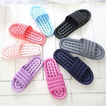 Hole hole indoor massage non-slip cold bath slippers home slippers Home hollow men and women bath slippers leaky bathroom