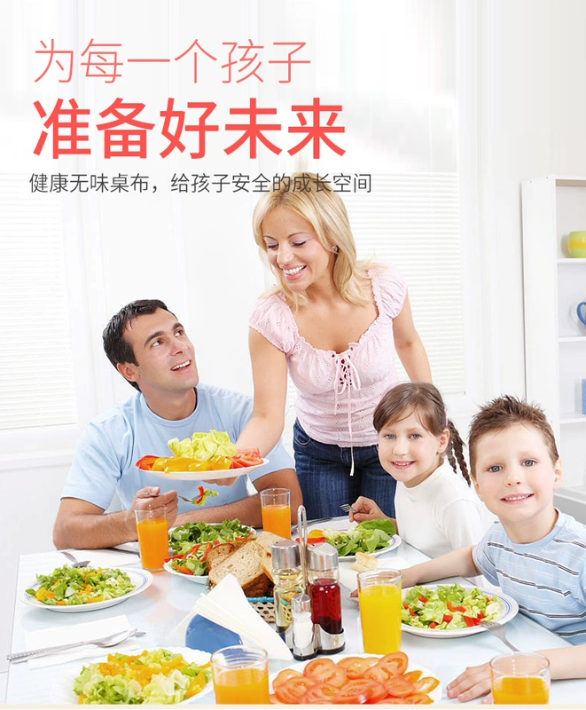 Pvc kính mềm mat nhạt vải chống thấm dầu nóng bảng vải không thấm nước chà nhám tròn pha lê tấm - Khăn trải bàn