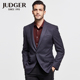 Judger Zhuangji kinh doanh đơn nam Suit 97,2Wool Suit thời trang Slim len Suit
