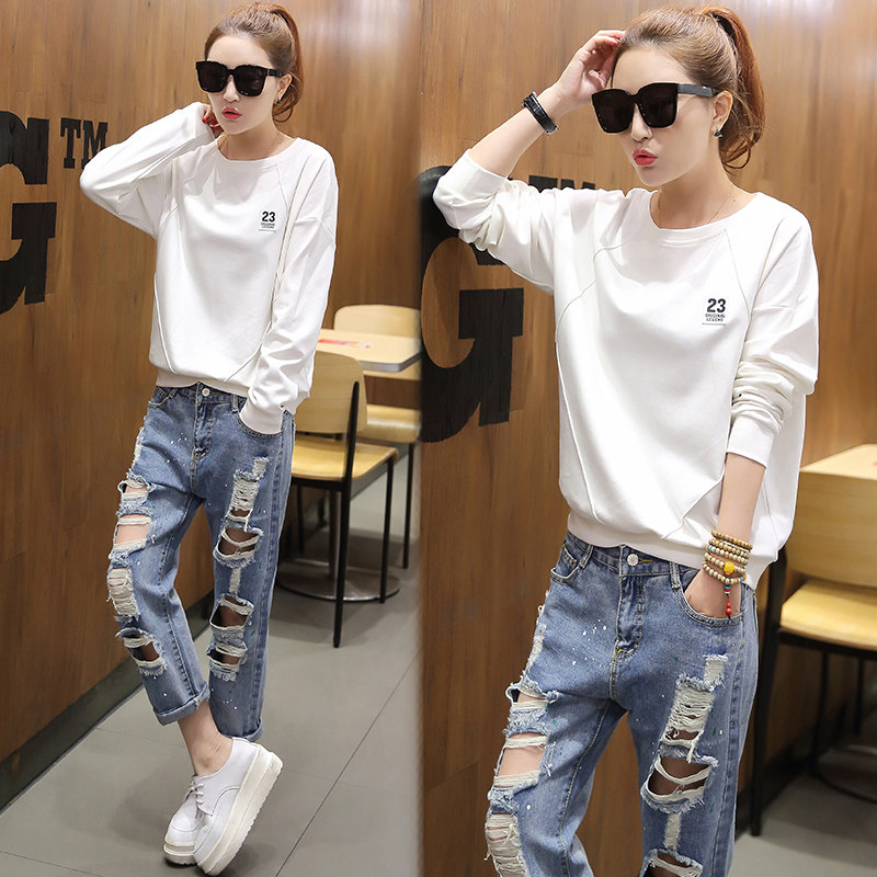2023 New Spring and Autumn Clothing Loose Fashion High - end this year's popular big - name short - sized clothing tide