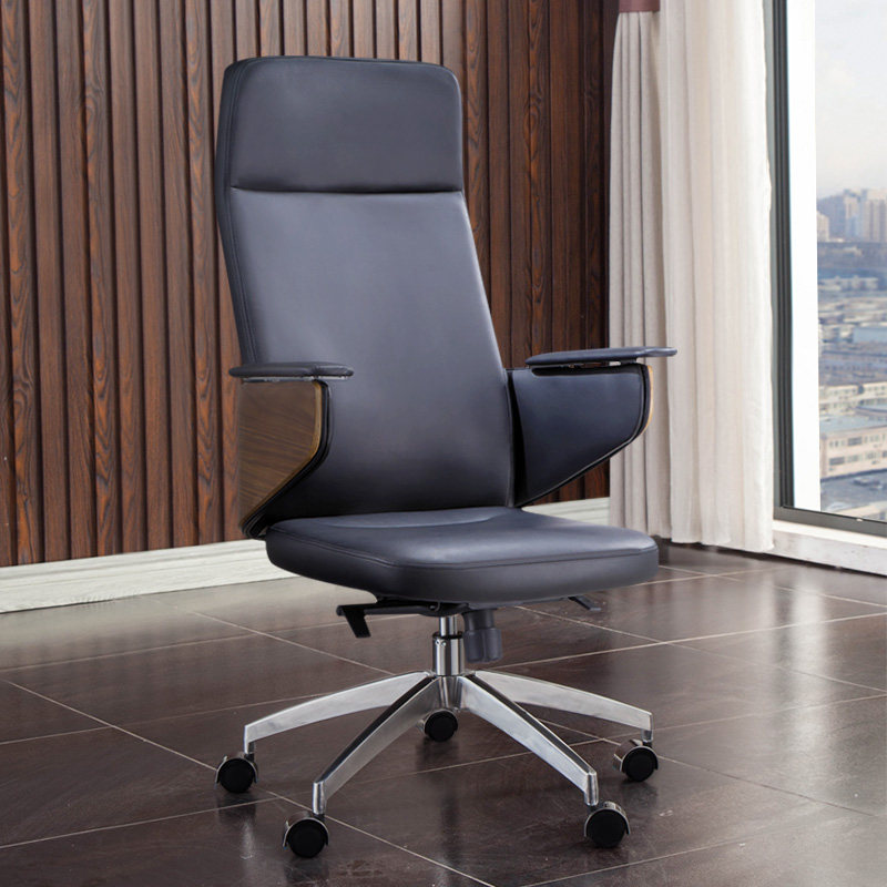 Ergonomic computer chair Big chair Office chair backrest Modern simple reclining computer chair President study swivel chair