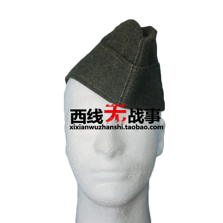 German woolen elite M40 soldier boat cap field cap cap field gray infantry gray green hat