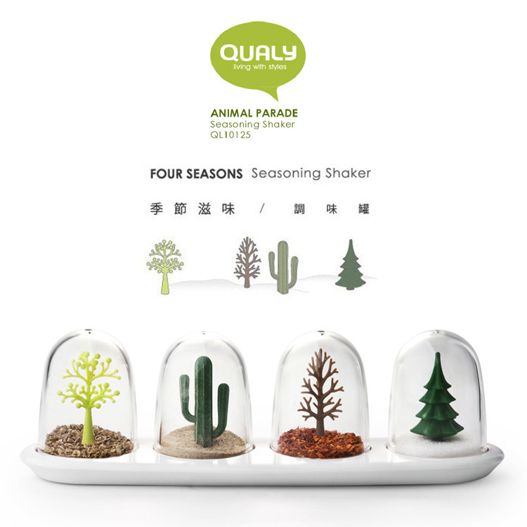 Thai Qualy season flavoring can set 4 pieces sugar can pepper salt can pepper bottle pepper bottle flavoring bottle