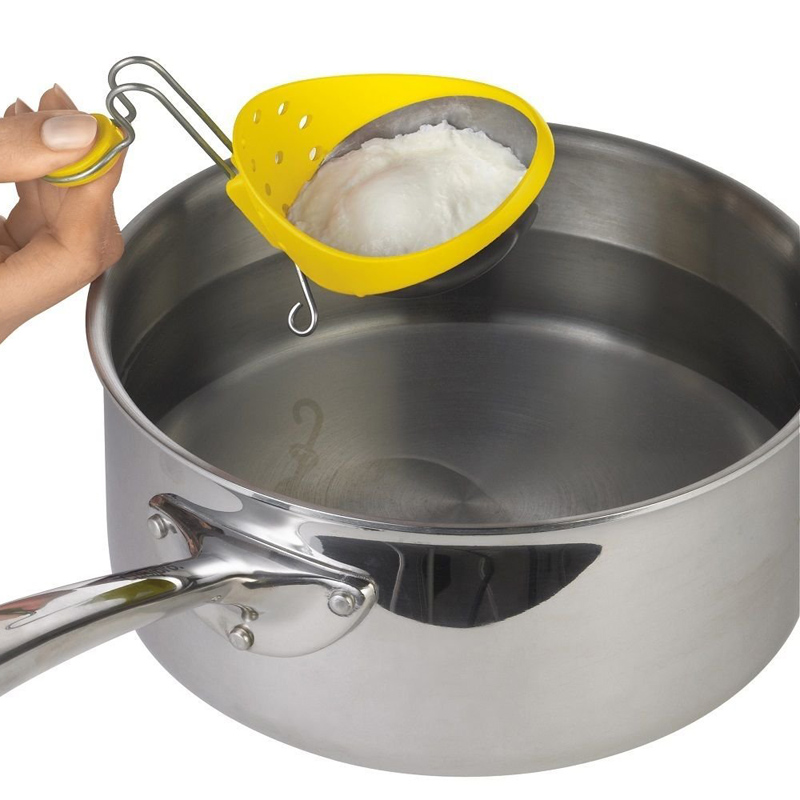 Canada Cuisipro bếp màu sáng tạo treo nồi luộc trứng luộc trứng luộc trứng tiện ích 2 gói - Nồi trứng ca nấu mì đa năng daewoo den-m550