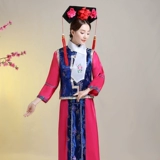 Королева наложница, маленькая ласточка, жемчужина полна одежды династии Цин Древнее дворцовой девушки и телевизионная костюм Чжэнь Хуан повернул исполнительный костюм