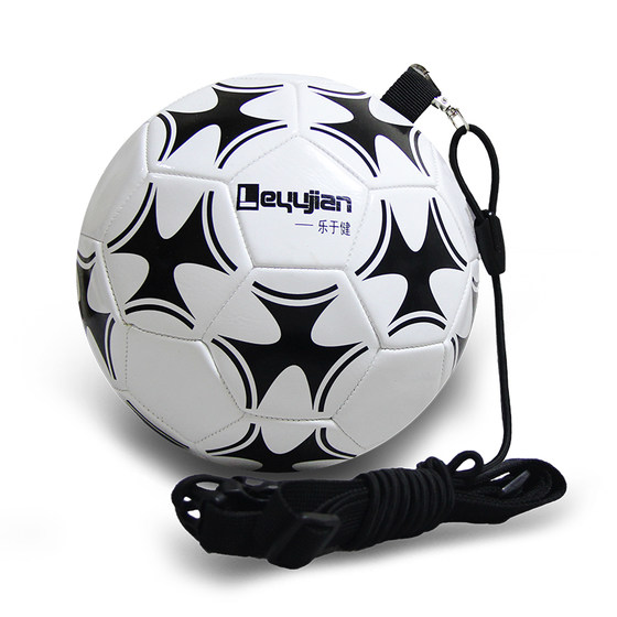 带绳足球4号5号头球颠球儿童练习青少年训练用足球校园耐磨带球