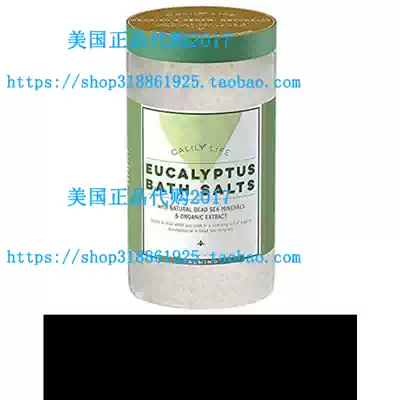 Calily Life Organic Dead Sea Salt with Eucalyptus 32 Oz  