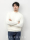 Warmth BI for autumn and winter. Wool sweater is skin-friendly and comfortable. Half turtleneck white pullover sweater for men.